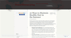 Desktop Screenshot of naturalblossomliving.wordpress.com