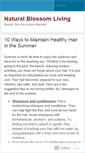 Mobile Screenshot of naturalblossomliving.wordpress.com