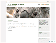 Tablet Screenshot of cyclone999.wordpress.com