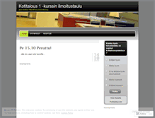 Tablet Screenshot of kotitalous1.wordpress.com