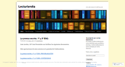 Desktop Screenshot of lecturlandia.wordpress.com