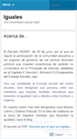 Mobile Screenshot of iguales.wordpress.com