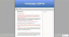 Desktop Screenshot of capastrapa.wordpress.com