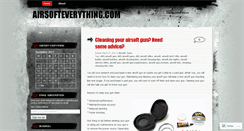 Desktop Screenshot of airsofteverything.wordpress.com