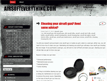 Tablet Screenshot of airsofteverything.wordpress.com