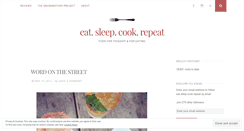 Desktop Screenshot of eatsleepcookrepeat.wordpress.com