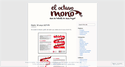 Desktop Screenshot of eloctavomono.wordpress.com