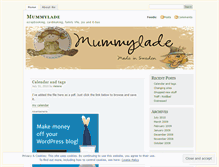 Tablet Screenshot of mummylade.wordpress.com