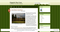 Desktop Screenshot of organicdaycare.wordpress.com