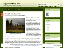 Tablet Screenshot of organicdaycare.wordpress.com
