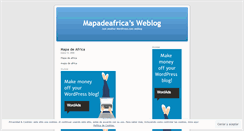 Desktop Screenshot of mapadeafrica.wordpress.com