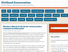 Tablet Screenshot of civilizedconversation.wordpress.com