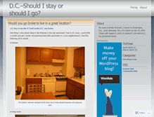 Tablet Screenshot of dcstayorgo.wordpress.com