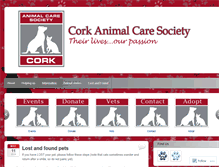 Tablet Screenshot of animalcaresociety.wordpress.com
