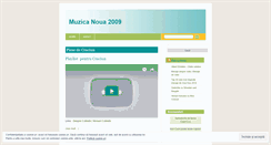 Desktop Screenshot of muzicanoua2009.wordpress.com