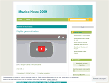 Tablet Screenshot of muzicanoua2009.wordpress.com