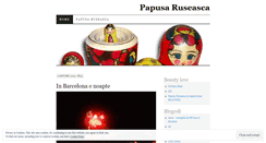 Desktop Screenshot of papusaruseasca.wordpress.com