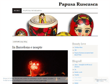 Tablet Screenshot of papusaruseasca.wordpress.com