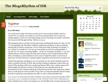 Tablet Screenshot of isrleaders.wordpress.com