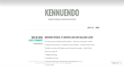Desktop Screenshot of kennuendo.wordpress.com
