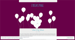 Desktop Screenshot of lydiapage.wordpress.com