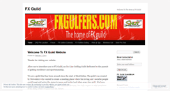 Desktop Screenshot of fxguild.wordpress.com