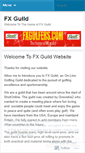Mobile Screenshot of fxguild.wordpress.com
