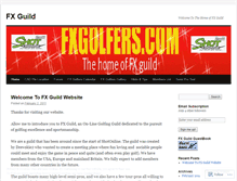 Tablet Screenshot of fxguild.wordpress.com