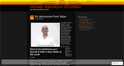 Desktop Screenshot of exsatanist.wordpress.com