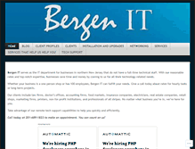 Tablet Screenshot of bergenit.wordpress.com