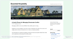 Desktop Screenshot of hospitalityleadership.wordpress.com
