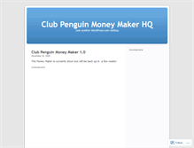 Tablet Screenshot of clubpenguinhaxord.wordpress.com