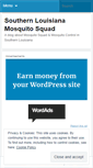 Mobile Screenshot of lafayettelamosquitosquad.wordpress.com