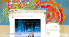 Desktop Screenshot of briannashetler.wordpress.com