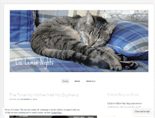 Tablet Screenshot of lizlemonnights.wordpress.com