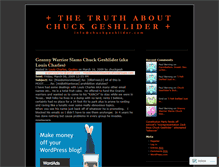 Tablet Screenshot of chuckgesh.wordpress.com