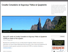 Tablet Screenshot of ccspguapimirim.wordpress.com