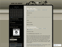 Tablet Screenshot of eitheryousinkorswim.wordpress.com