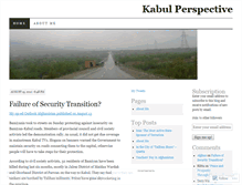 Tablet Screenshot of kabulperspective.wordpress.com