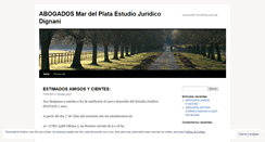 Desktop Screenshot of estudiodignani.wordpress.com