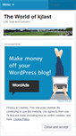 Mobile Screenshot of kjlast.wordpress.com