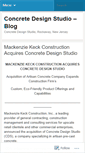 Mobile Screenshot of cdsconcrete.wordpress.com
