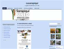 Tablet Screenshot of cusarapiqui.wordpress.com
