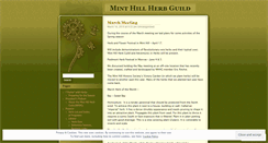 Desktop Screenshot of minthillherbguild.wordpress.com