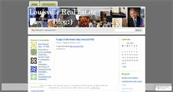 Desktop Screenshot of louisvillerealestate.wordpress.com