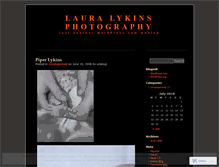 Tablet Screenshot of lauralykinsphotography.wordpress.com