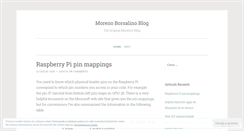 Desktop Screenshot of mborsalino.wordpress.com