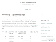 Tablet Screenshot of mborsalino.wordpress.com