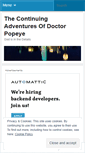 Mobile Screenshot of doctorpopeye.wordpress.com
