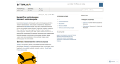 Desktop Screenshot of bittipaja.wordpress.com